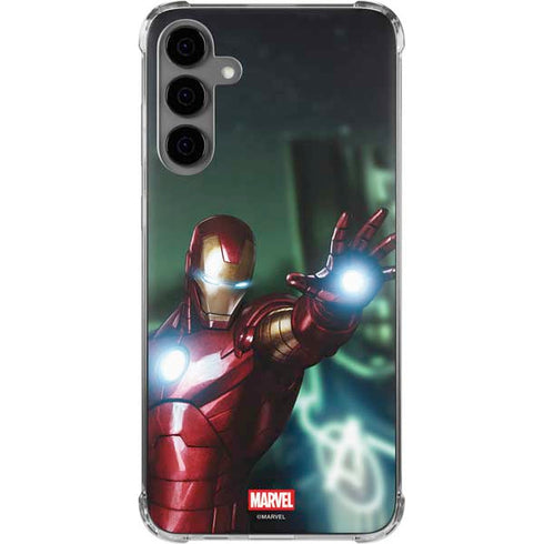 Marvel Tony Stark Iron Man Galaxy S24 Plus Clear Case